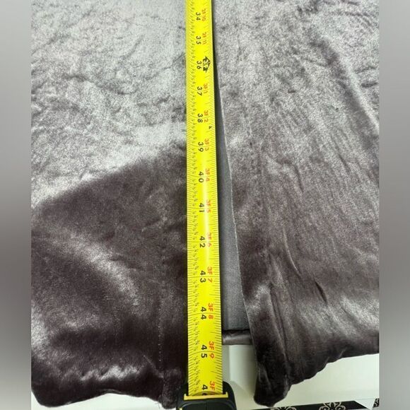 Tom Bezduda For Barad & Co. Womens Kaftan Gray Sz Medium Vintage Velvet Sequins - Picture 13 of 16